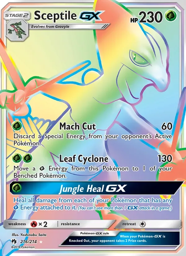 Sceptile GX, Lost Thunder
