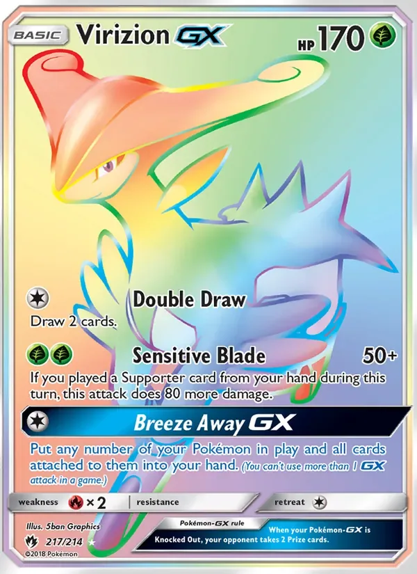 Virizion GX, Lost Thunder