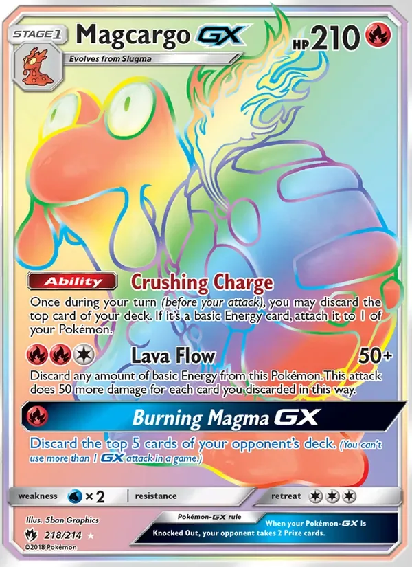 Magcargo GX, Lost Thunder