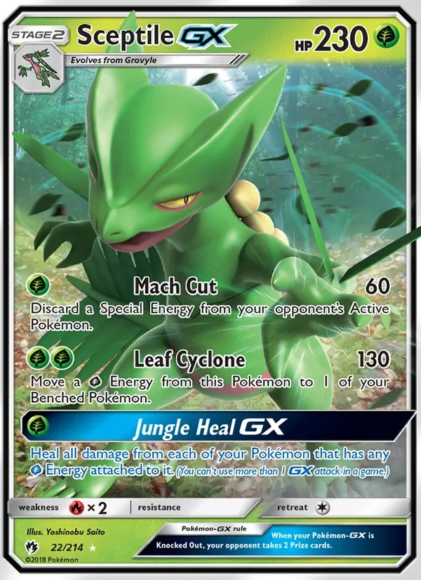 Sceptile GX, Lost Thunder