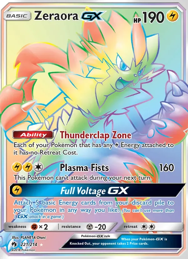 Zeraora GX, Lost Thunder