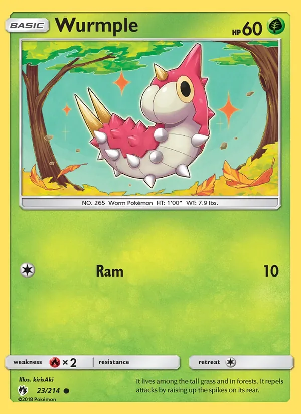 Wurmple, Lost Thunder