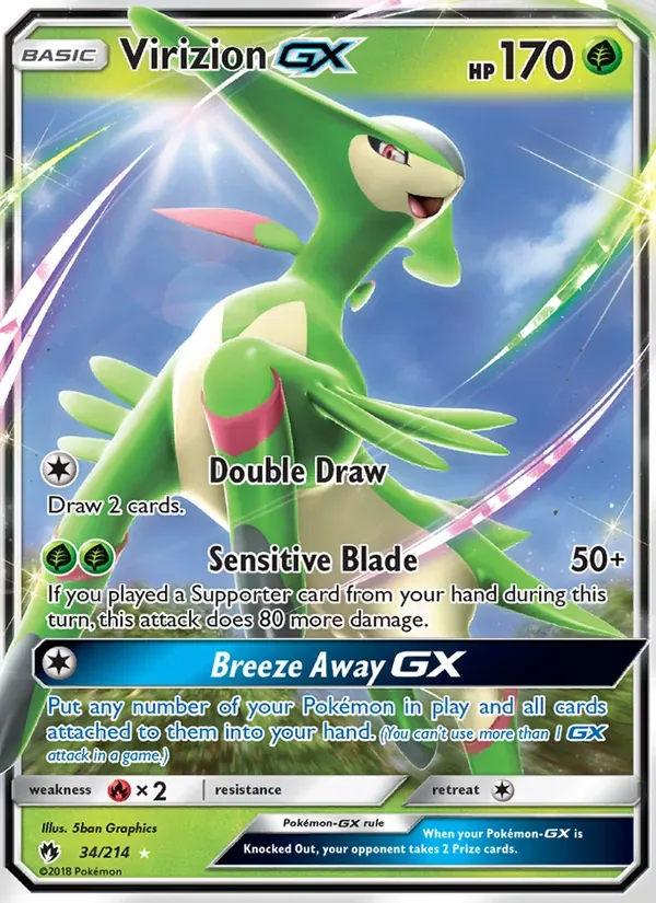 Virizion GX, Lost Thunder