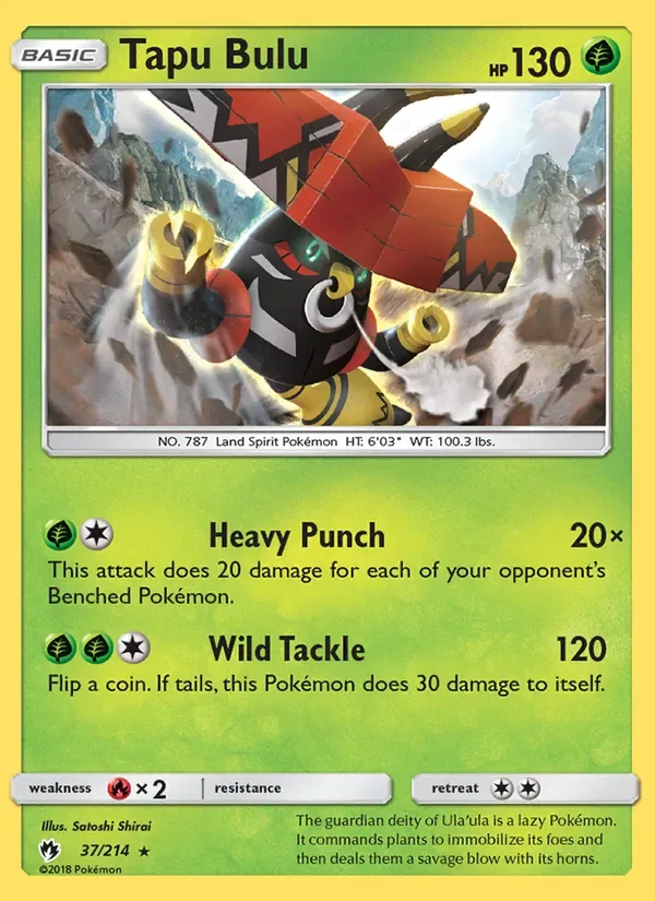 Tapu Bulu, Lost Thunder