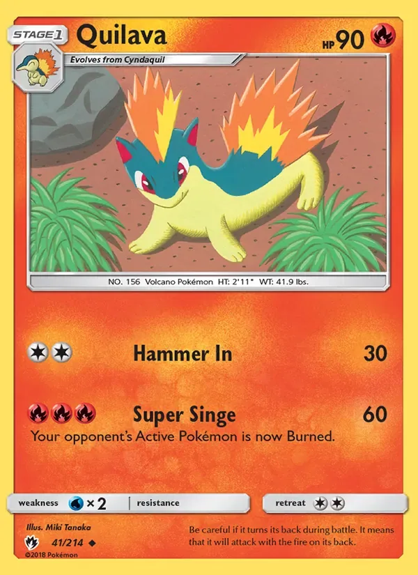 Quilava, Lost Thunder