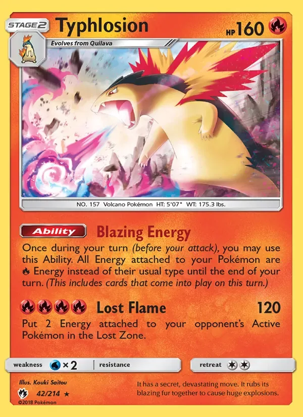 Typhlosion, Lost Thunder