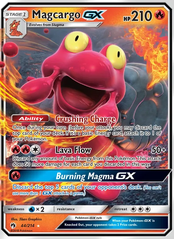 Magcargo GX, Lost Thunder