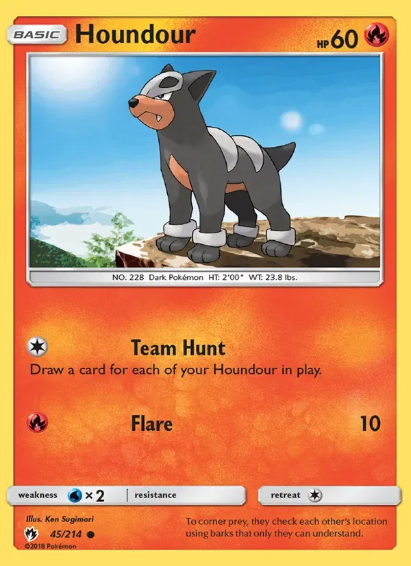 Houndour, Lost Thunder