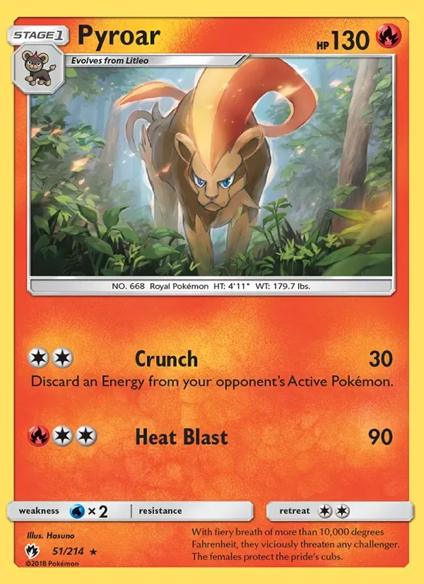 Pyroar, Lost Thunder