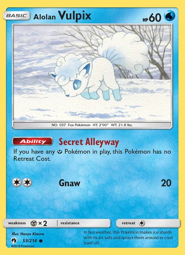 Alolan Vulpix, Lost Thunder