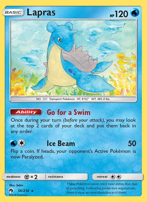 Lapras, Lost Thunder