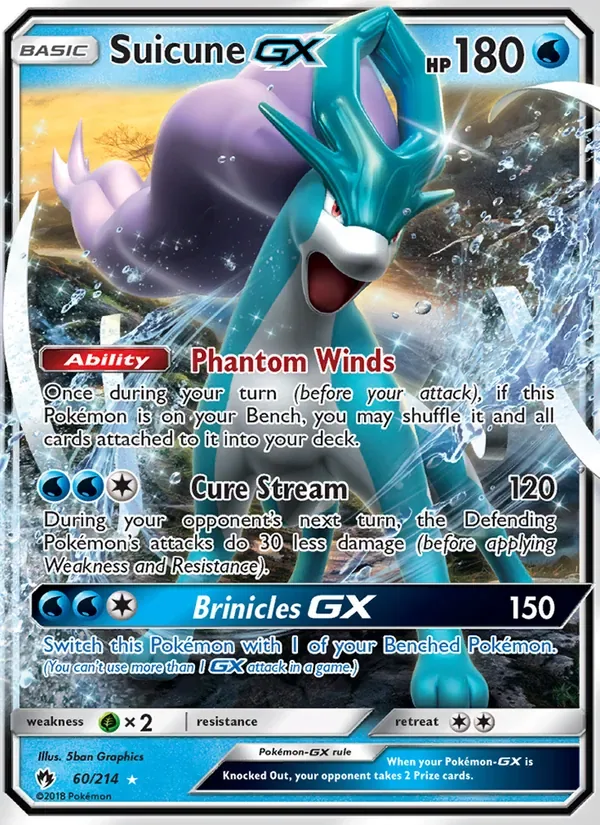 Suicune GX, Lost Thunder