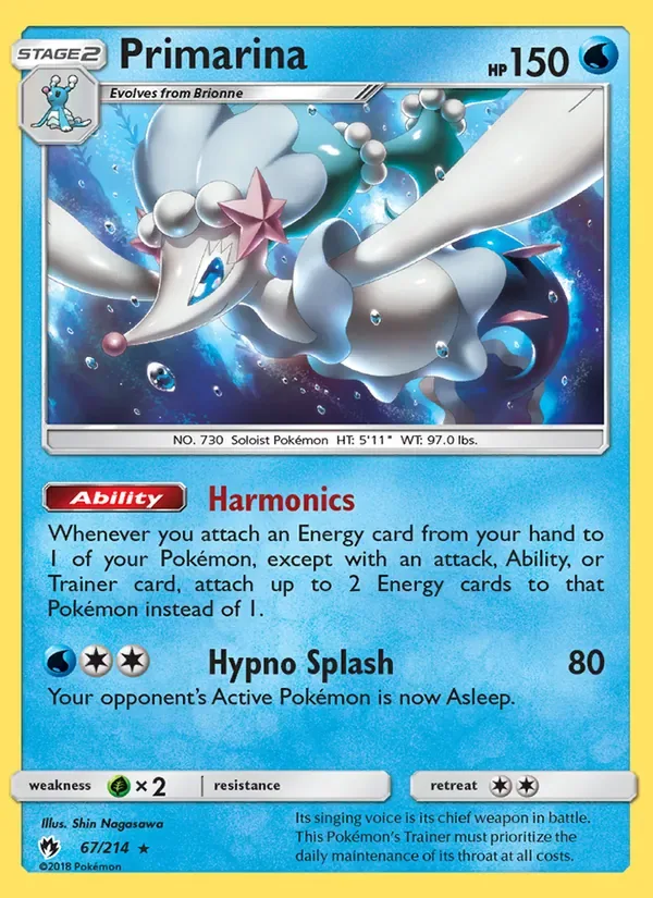 Primarina, Lost Thunder