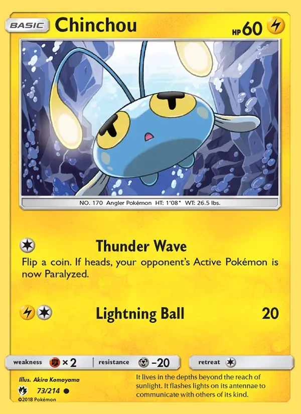 Chinchou, Lost Thunder
