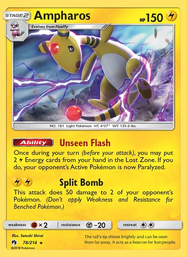 Ampharos, Lost Thunder