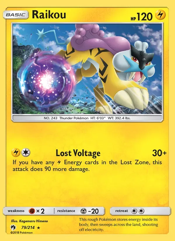 Raikou, Lost Thunder