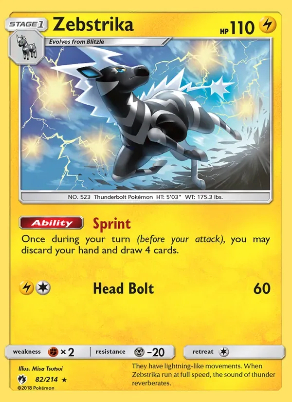 Zebstrika, Lost Thunder