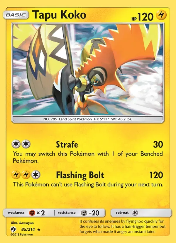 Tapu Koko, Lost Thunder