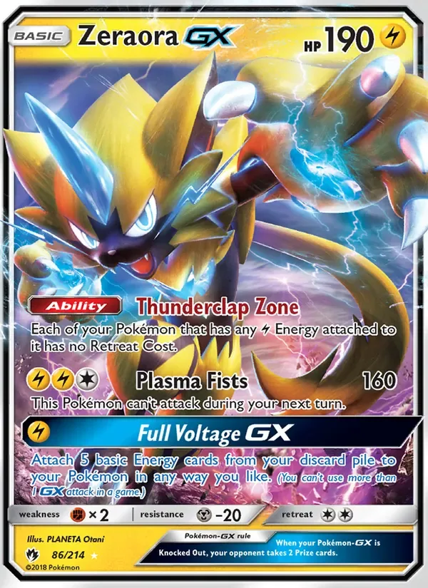 Zeraora GX, Lost Thunder
