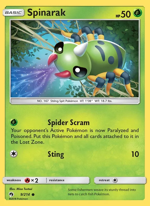 Spinarak, Lost Thunder