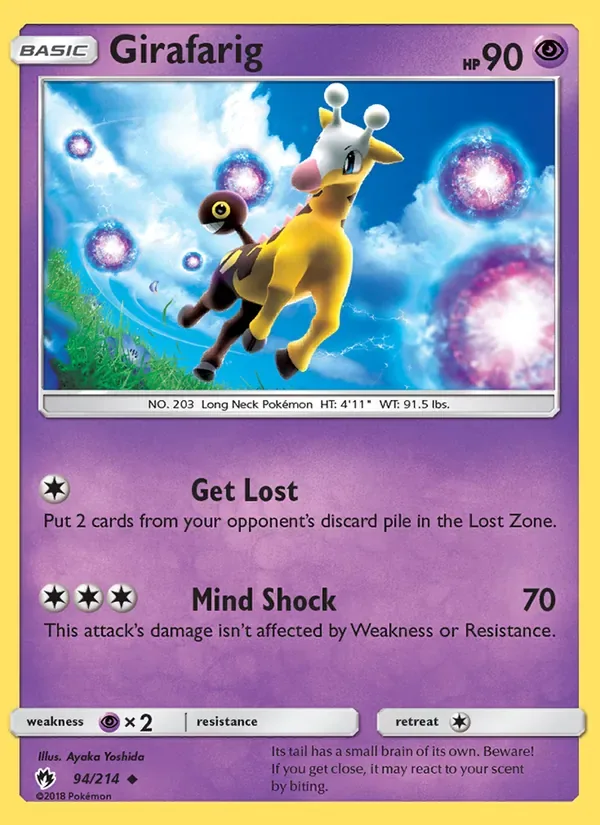 Girafarig, Lost Thunder