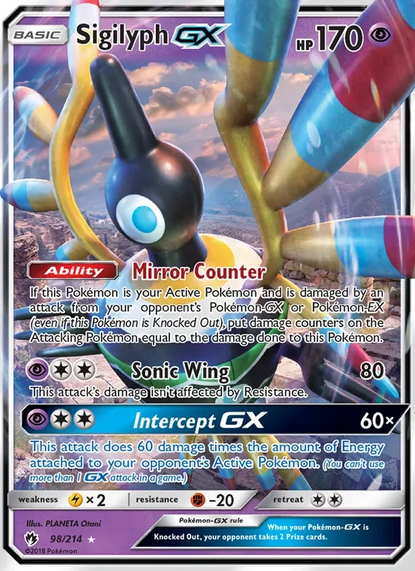Sigilyph GX, Lost Thunder