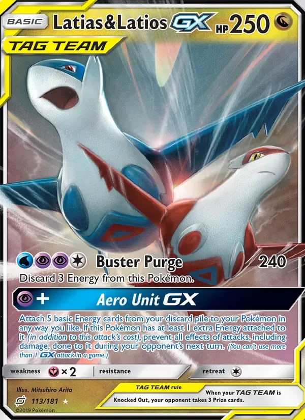Latias & Latios GX, Team Up