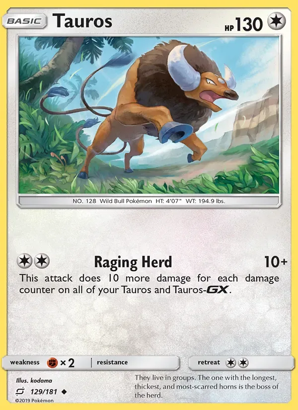 Tauros, Team Up