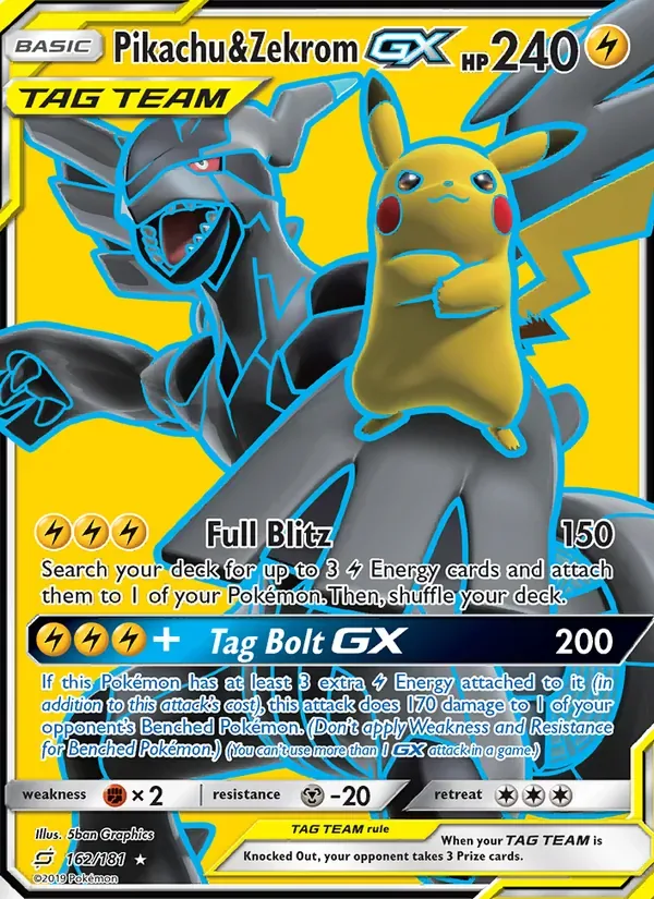 Pikachu & Zekrom GX, Team Up