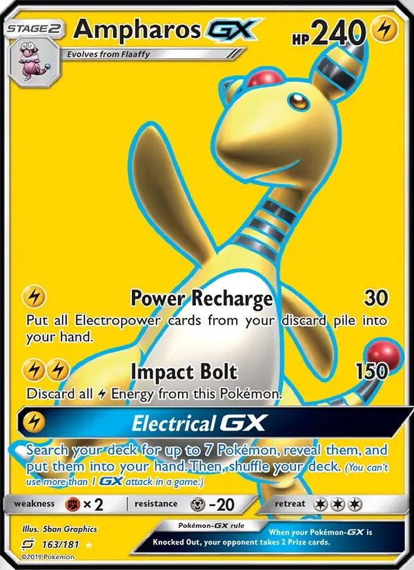 Ampharos GX, Team Up