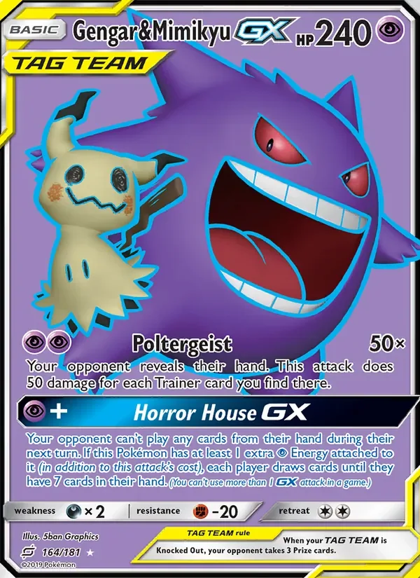 Gengar & Mimikyu GX, Team Up