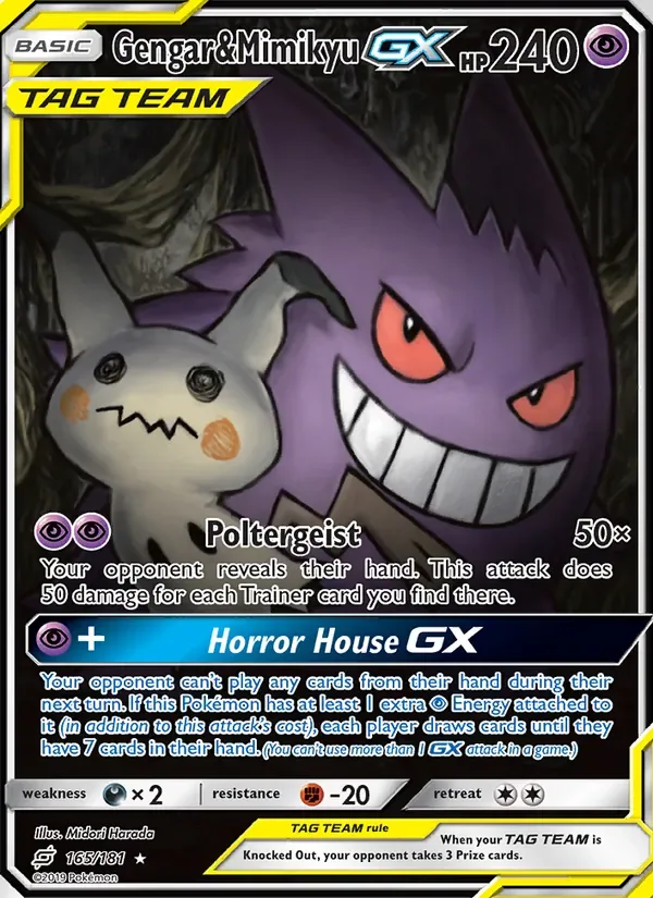 Gengar & Mimikyu GX, Team Up