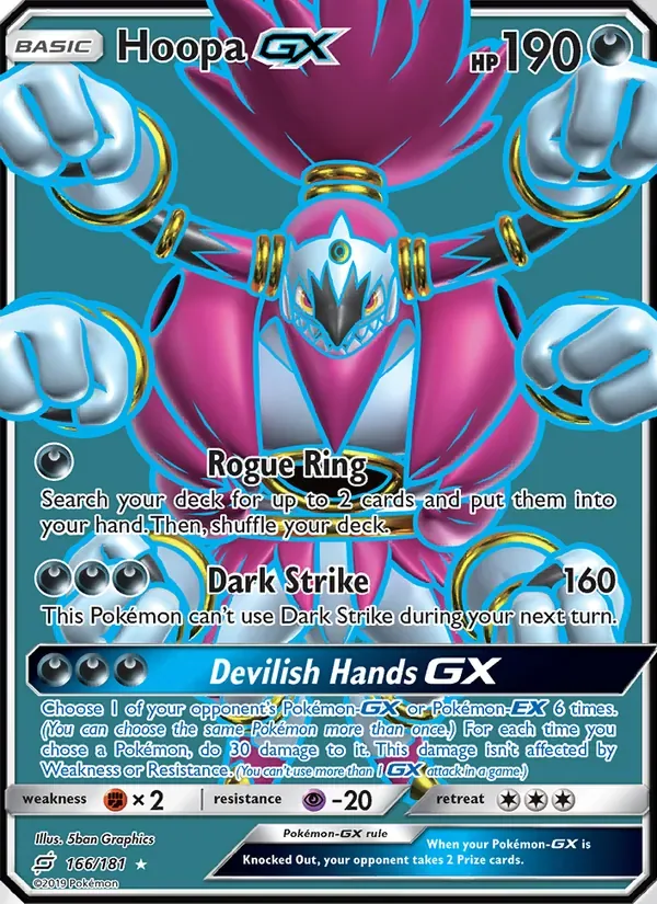 Hoopa GX, Team Up