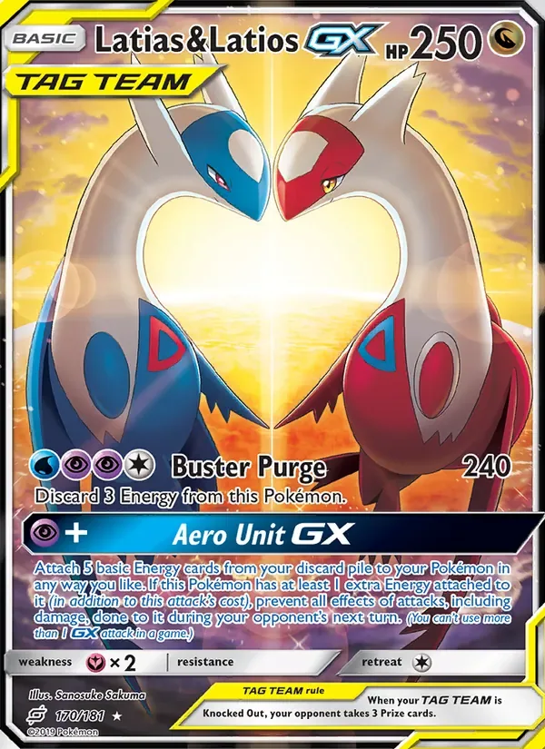 Latias & Latios GX, Team Up