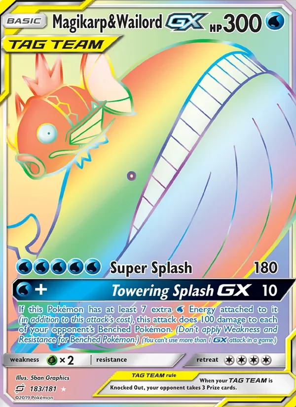 Magikarp & Wailord GX, Team Up