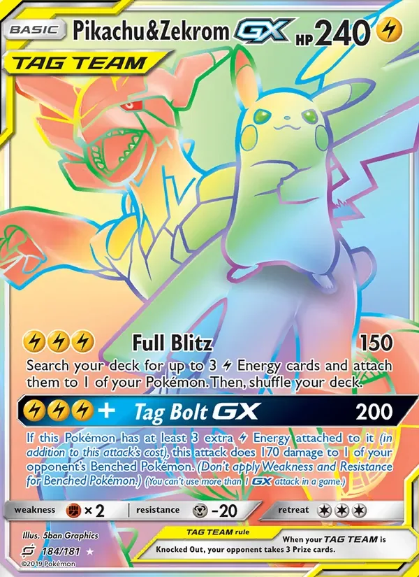 Pikachu & Zekrom GX, Team Up