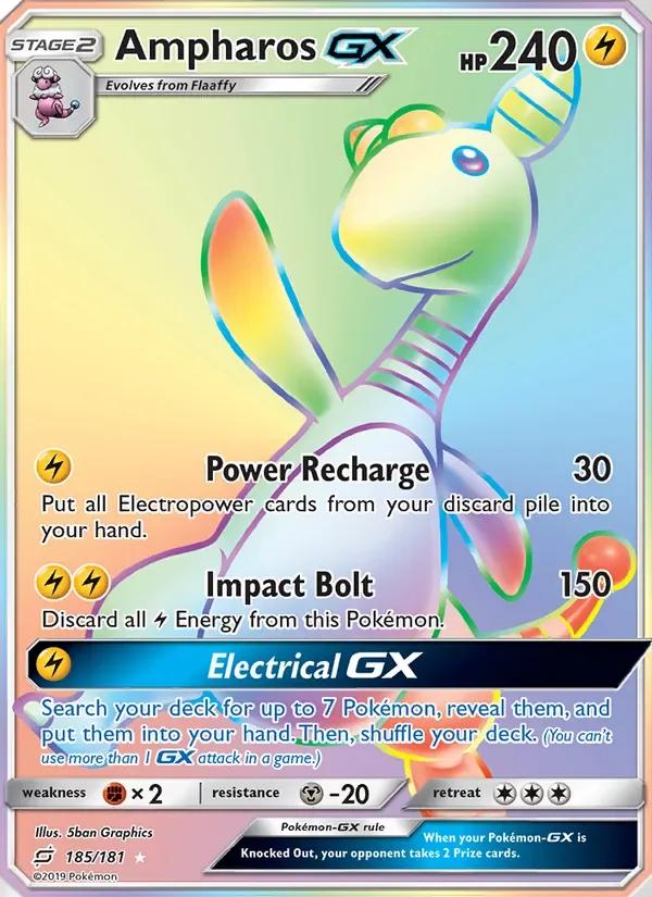 Ampharos GX, Team Up
