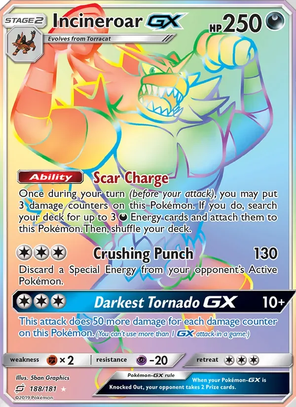 Incineroar GX, Team Up