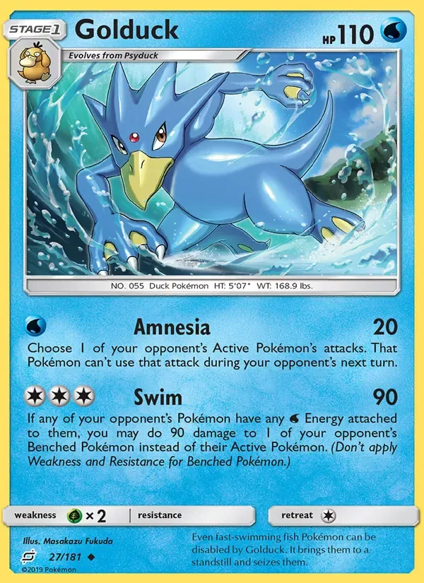 Golduck, Team Up