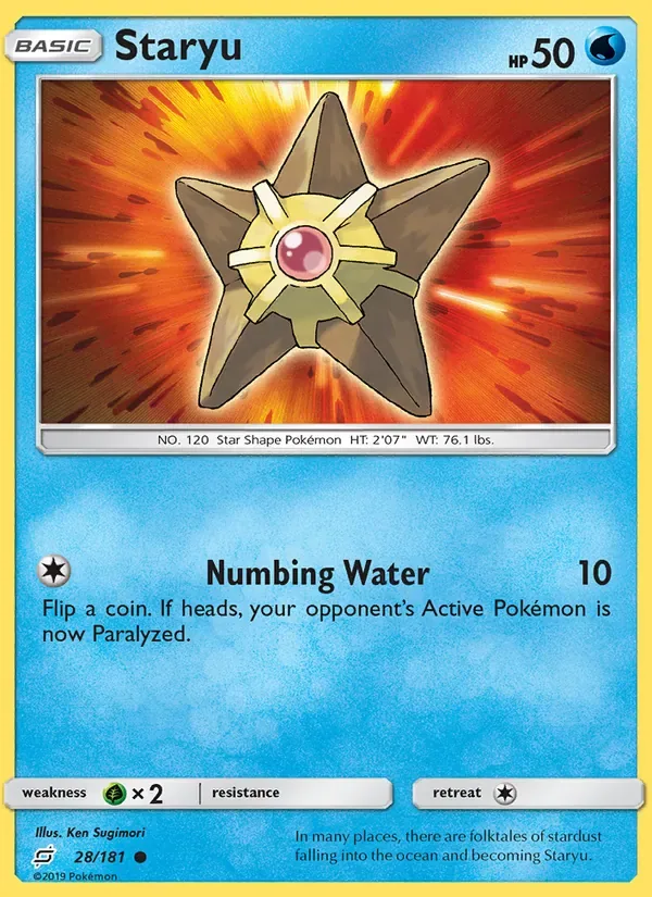 Staryu, Team Up