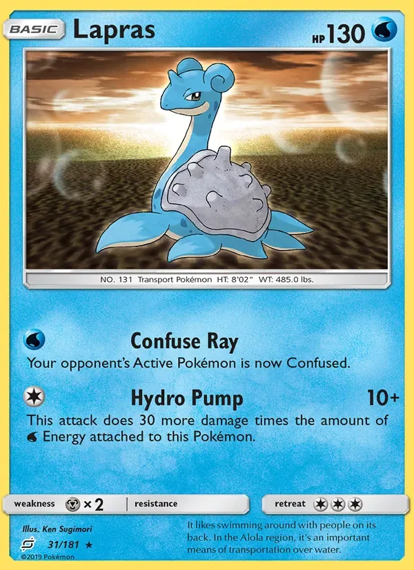 Lapras, Team Up