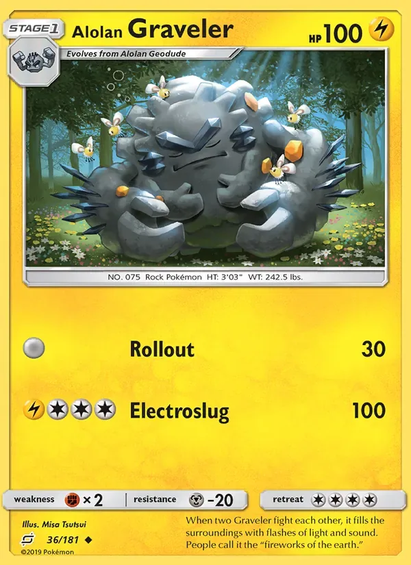 Alolan Graveler, Team Up