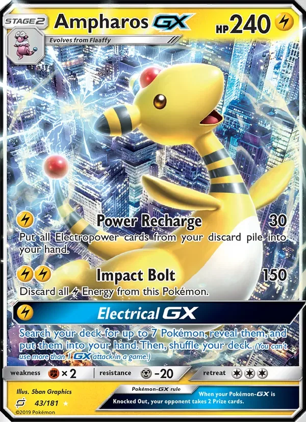 Ampharos GX, Team Up