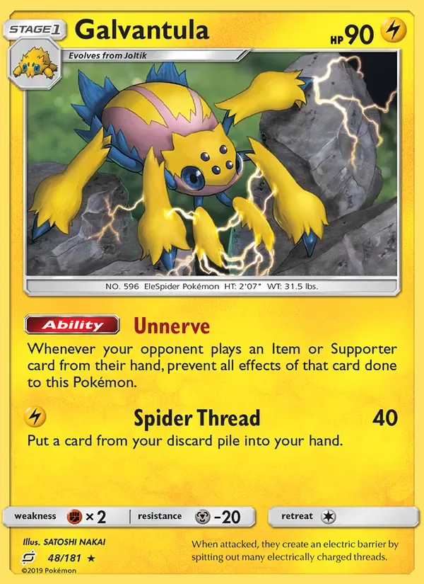 Galvantula, Team Up