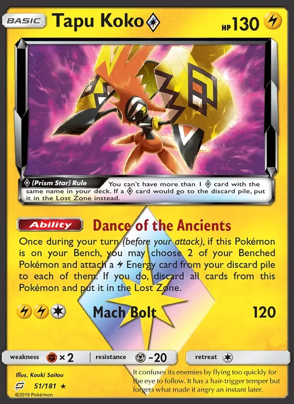 Tapu Koko ◇, Team Up