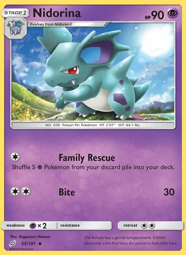 Nidorina, Team Up