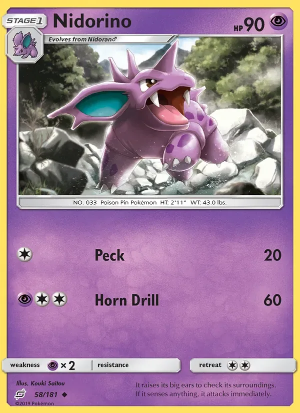 Nidorino, Team Up