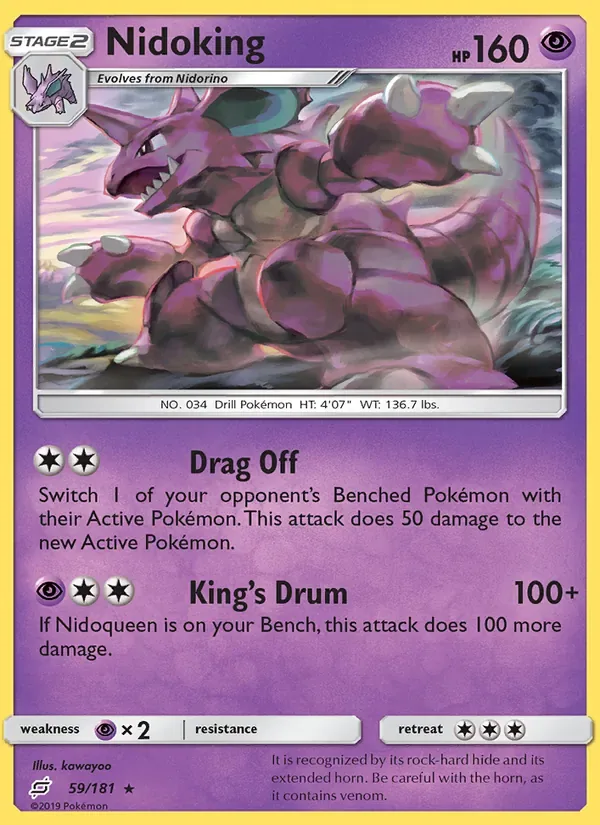 Nidoking, Team Up