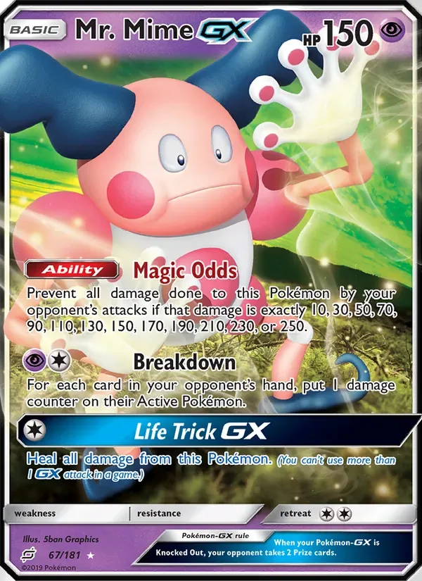Mr. Mime GX, Team Up