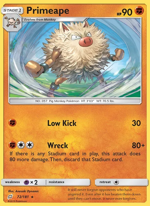 Primeape, Team Up